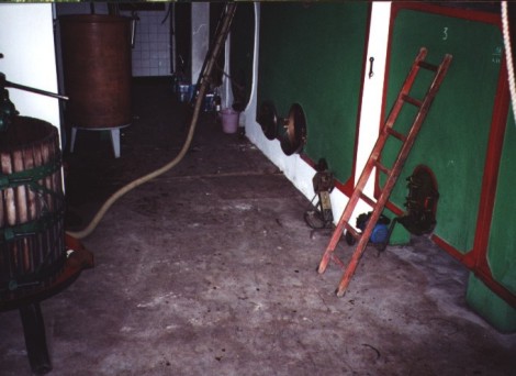 Un angolo della cantina