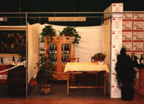 Lo stand alla Mostra dei Vini di Mornico Losana